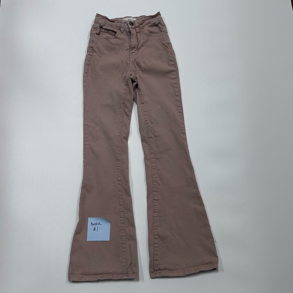Buckle BKE Women's Flare Stretch Pants size 23 khaki pant 1
